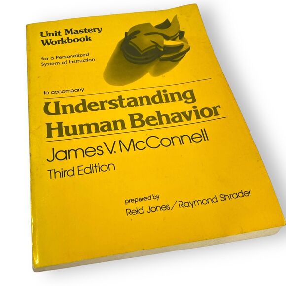 Understanding Human Behavior : Unit Mastery Workbook (3rd Edition, 1980) GOOD - Picture 3 of 16